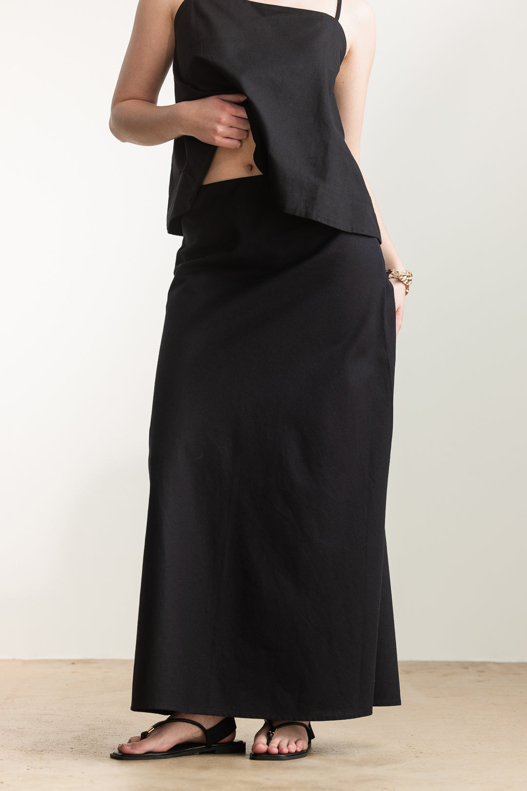 Amanda A-Line Maxi Skirt