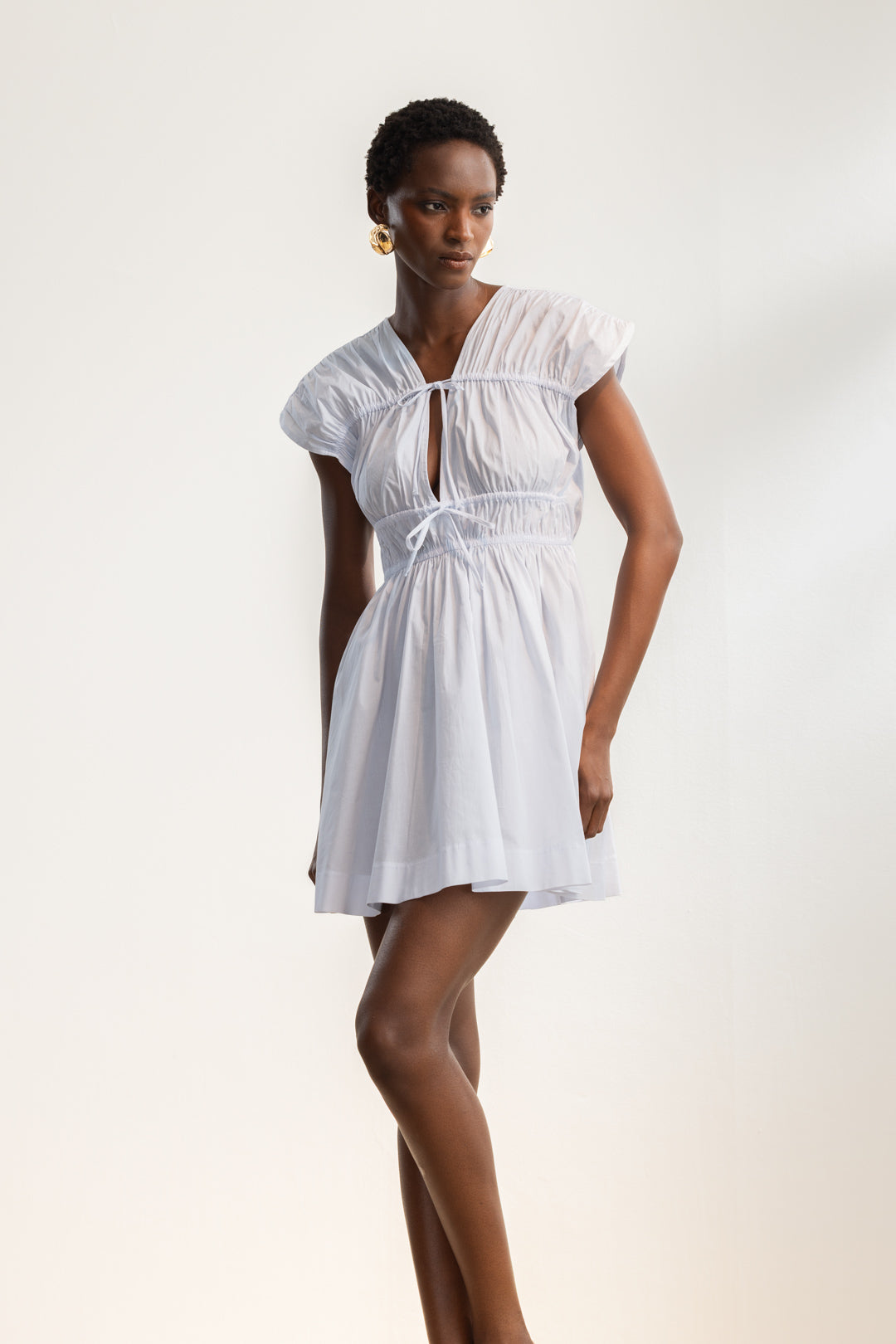 carina mini dress Edikted Women's Carina Strapless Faux Suede Mini Dress