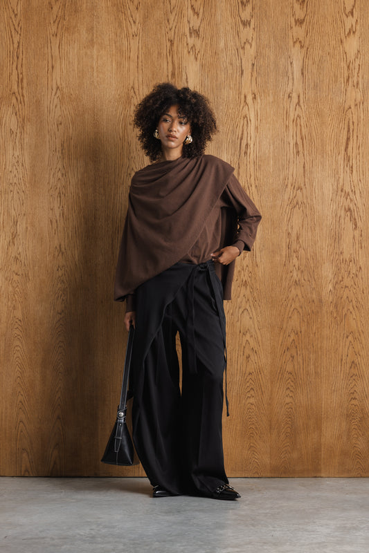 Lumka Wrap Wide Leg Pants