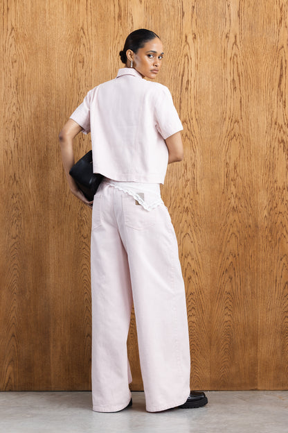 Ainsley Pop Over Denim Top