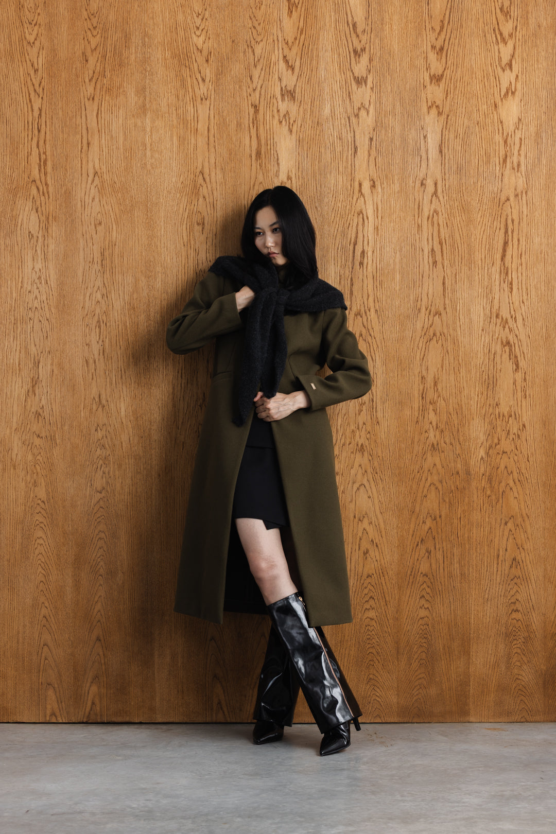 Maia High Collar Coat