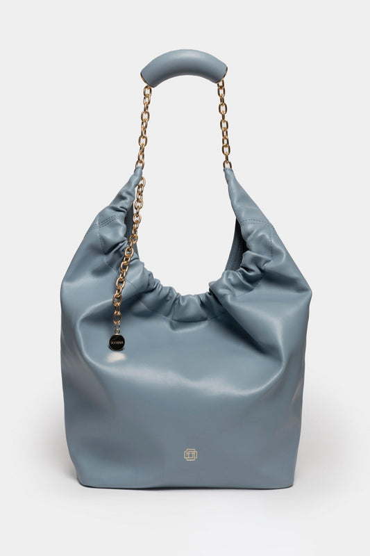 Zaakiyah Squeeze Me Bag _ 162928 _ Blue Texture
