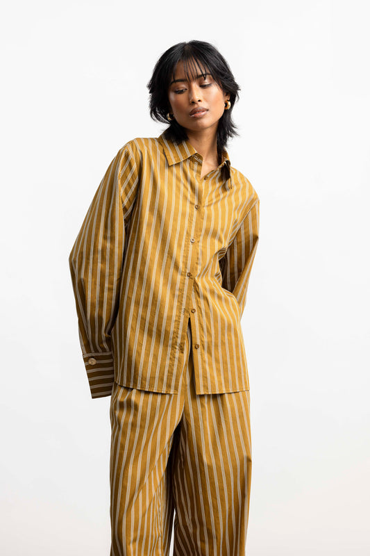 Palesa Cotton Shirt _ 168593 _ Brown