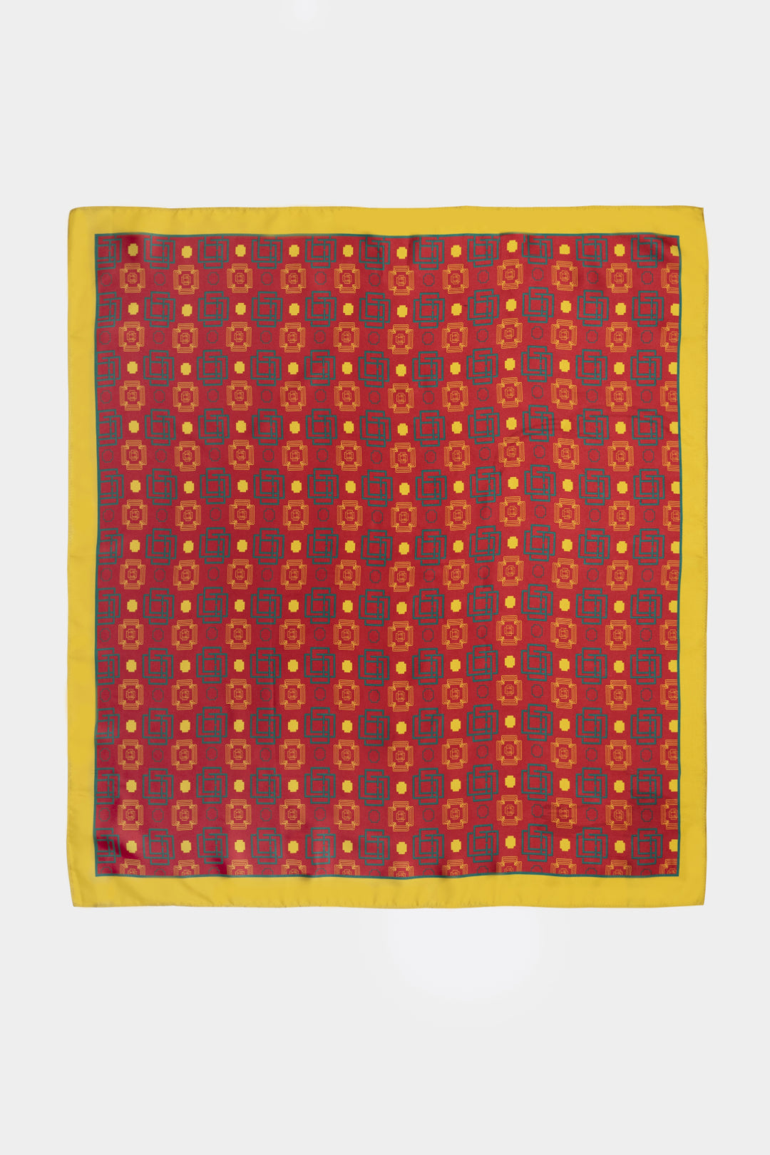 Banele-Antique Mono Satin Scarf _ 161941 _ Burgundy