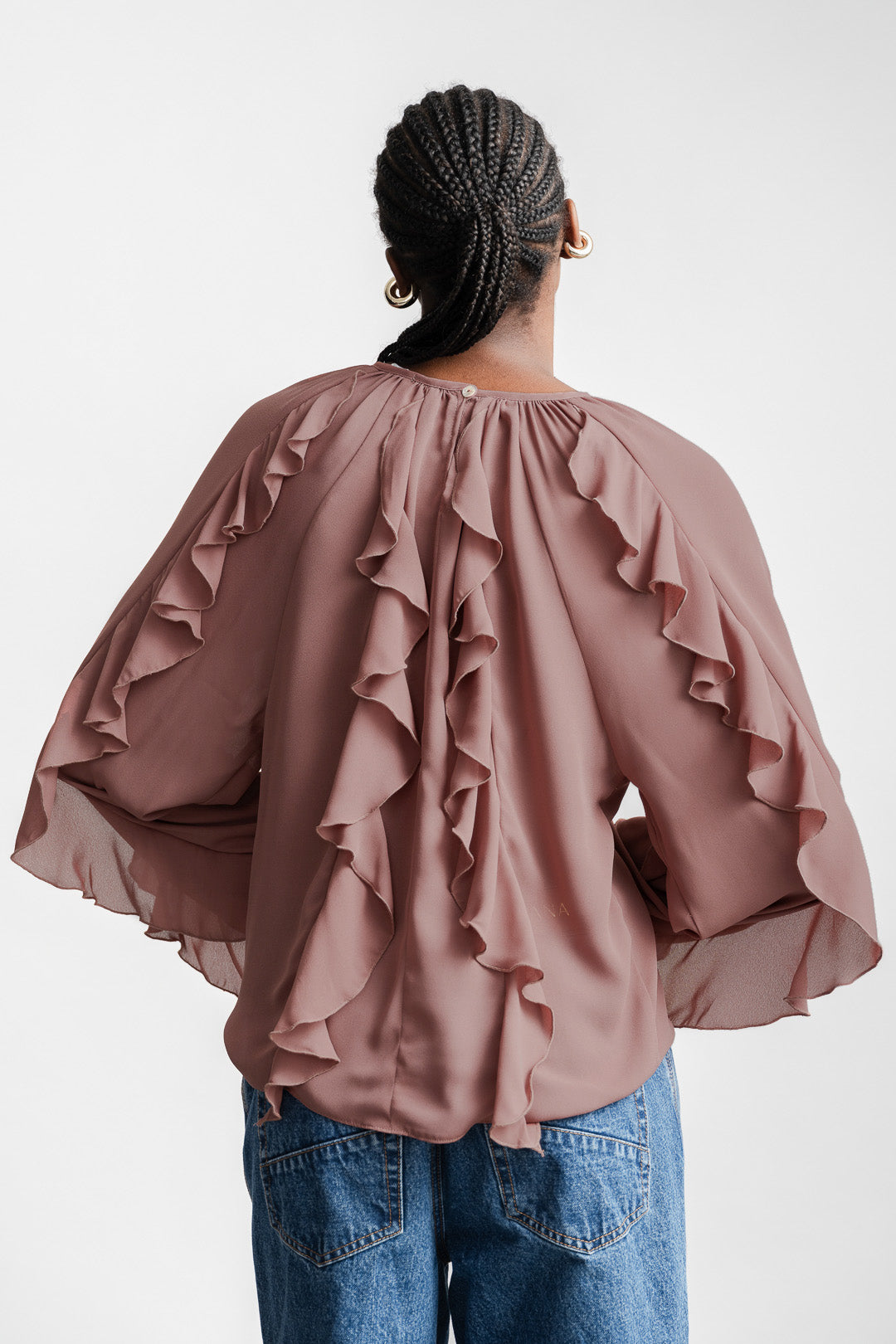 Eli Frill Blouse _ 163839 _ Dusty Pink