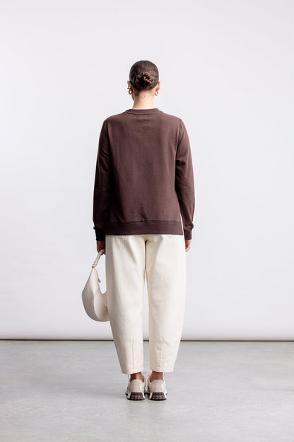 Nikita Graphic Sweatshirt _ 162864 _ Chocolate