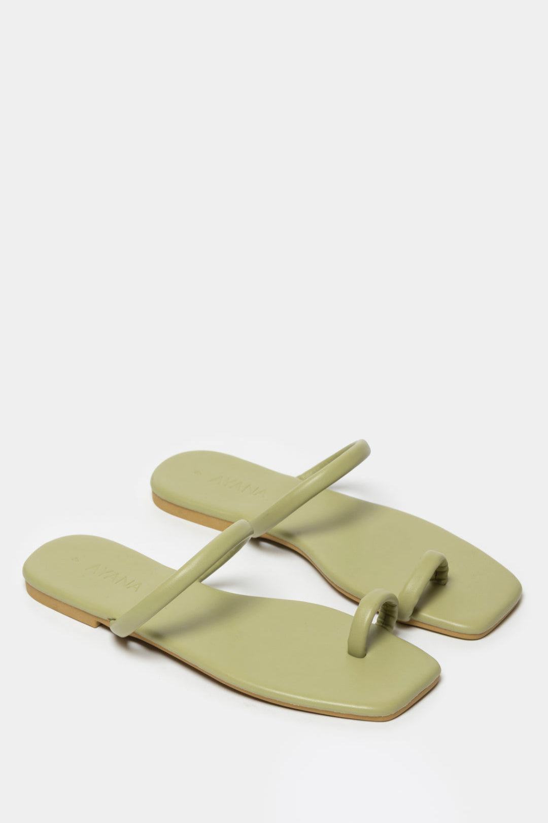 Fera Slide In Sandals _ 168070 _ Sage