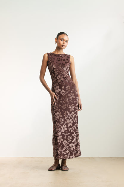 Nolwazi Textured Velour Dress