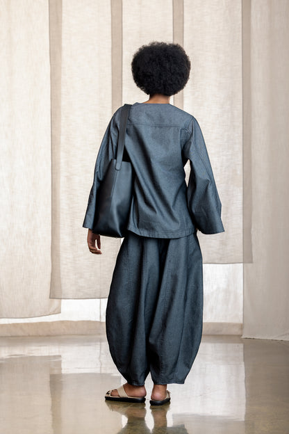 Kaya LS Denim Kimono Shirt