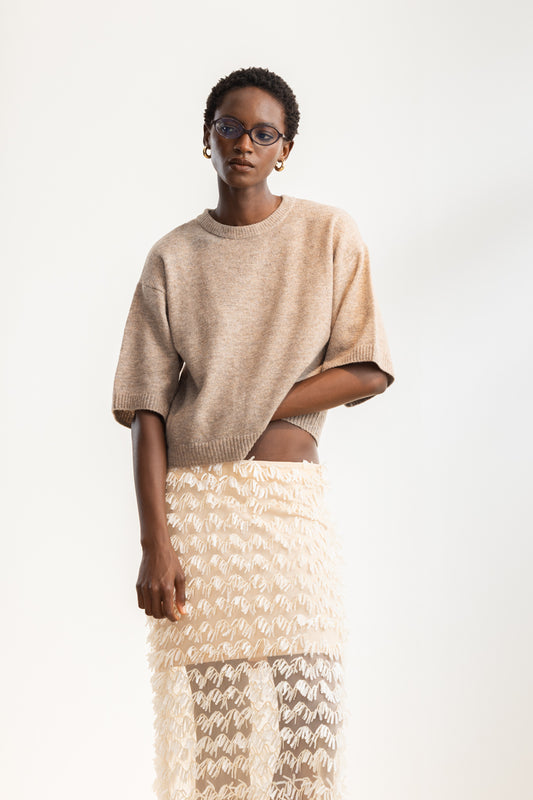 Kairo Boxy Crew Knit