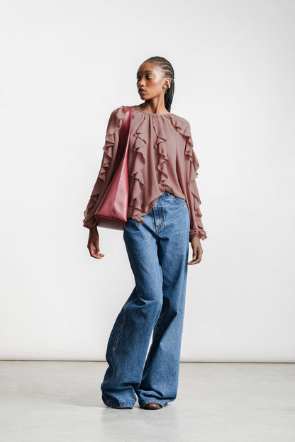 Eli Frill Blouse _ 163839 _ Dusty Pink