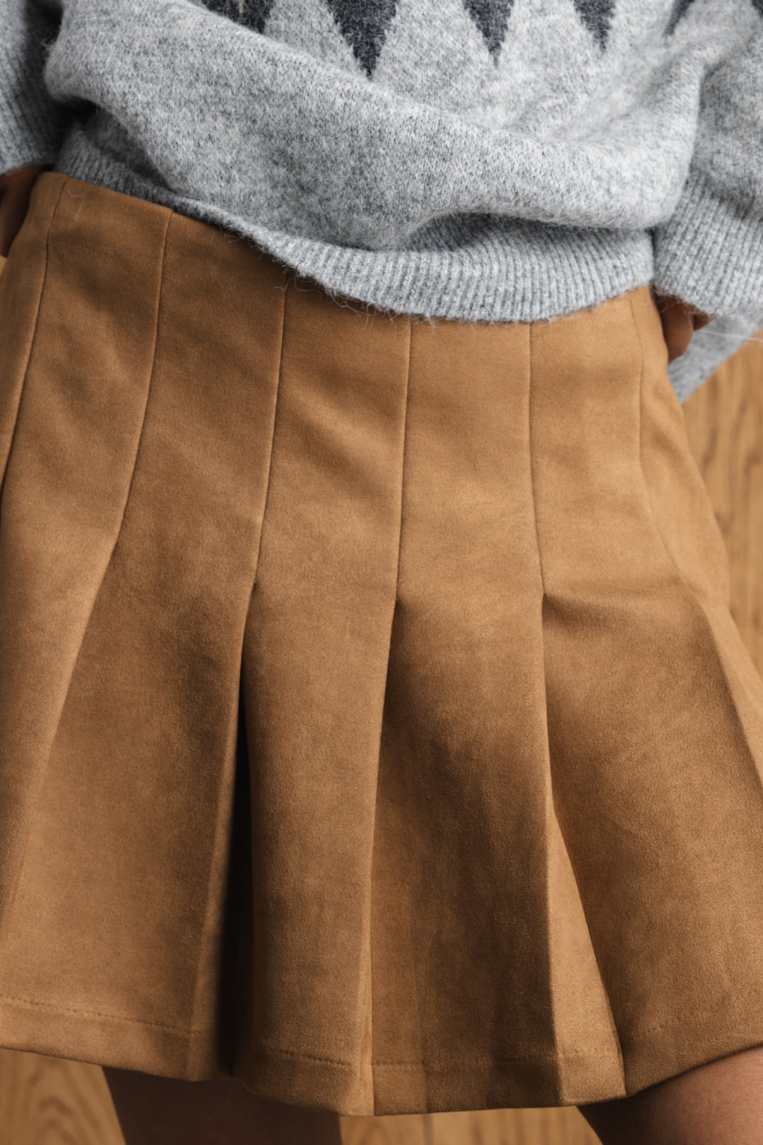 Elize Pleated Mini Skirt