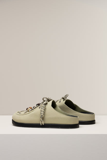 Rina Rope Beaded Slides