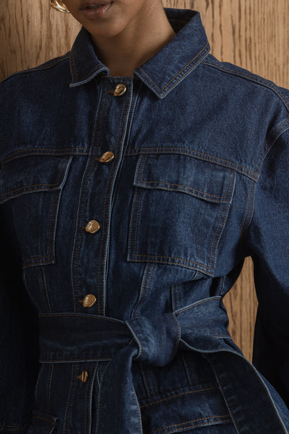 Avaria Longer Length Denim Jacket