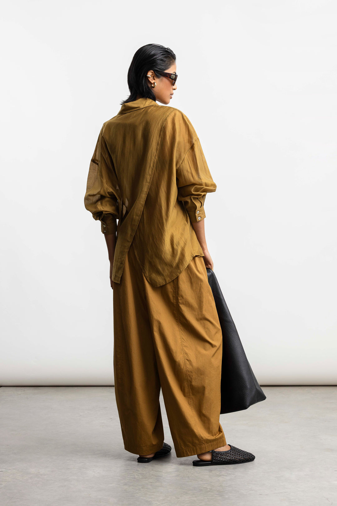 Taylor Sheer Shirt _ 168599 _ Taupe
