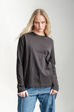 Alana T-Shirt _ 162722 _ Black Texture