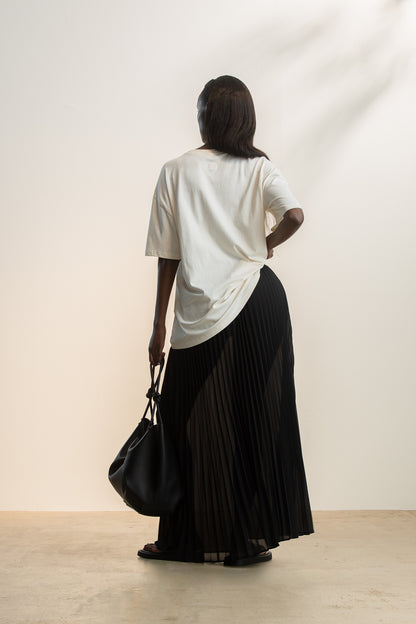 Karla Pleated Maxi Skirt