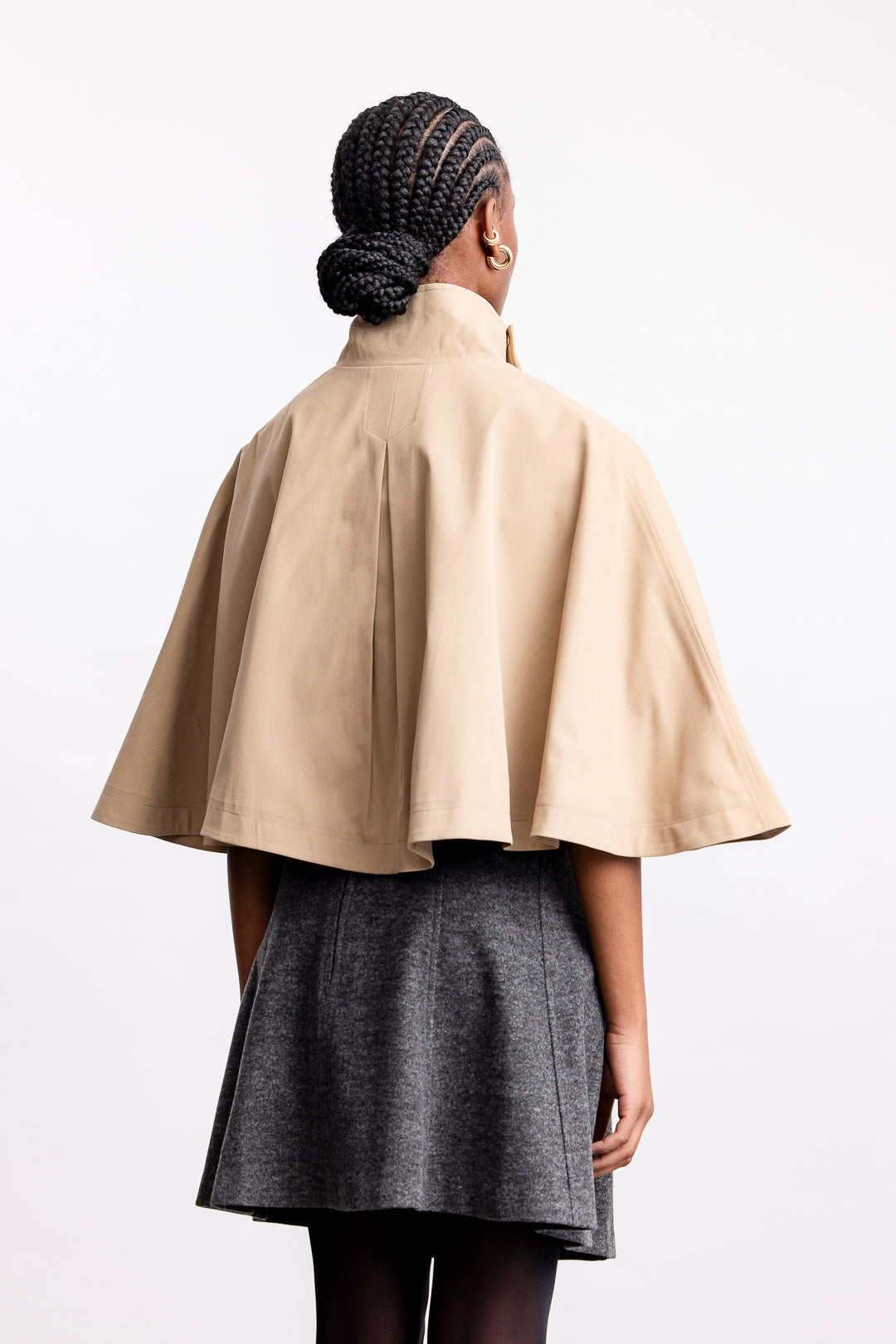 Anele Cape Jacket _ 164235 _ Stone