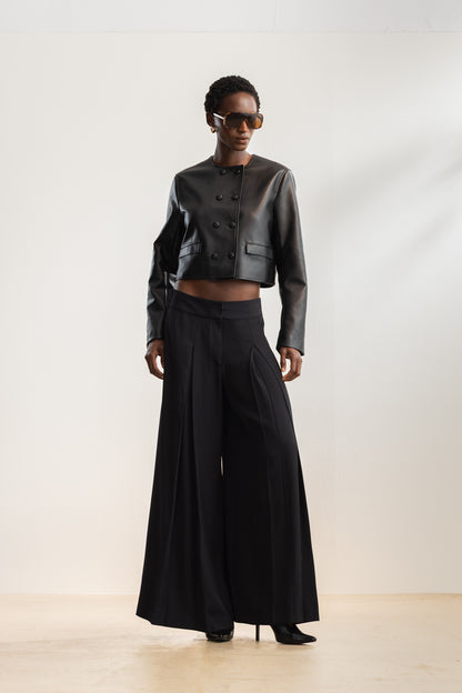 Eleni Inverted Pleat Wide Leg