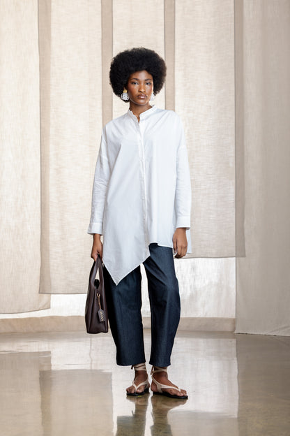 Sloane Asymmetric Button-Through Shirt