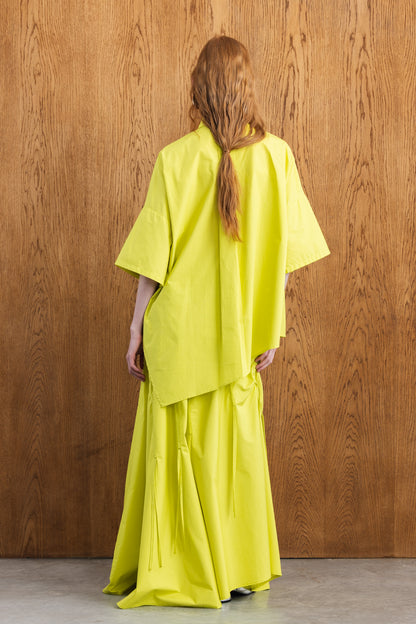 Neema Gauged Dirndle Maxi Skirt