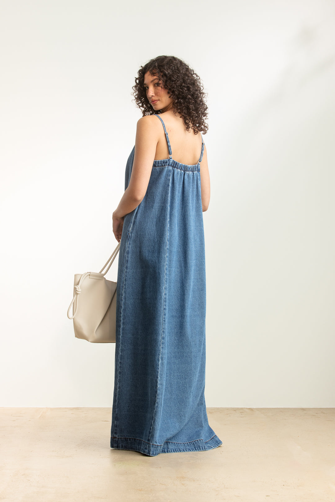 Zandile Denim Trapeze Maxi