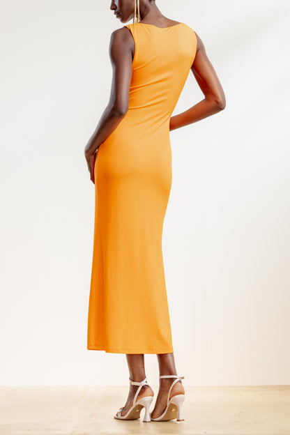 Camille Boat Neck Maxi