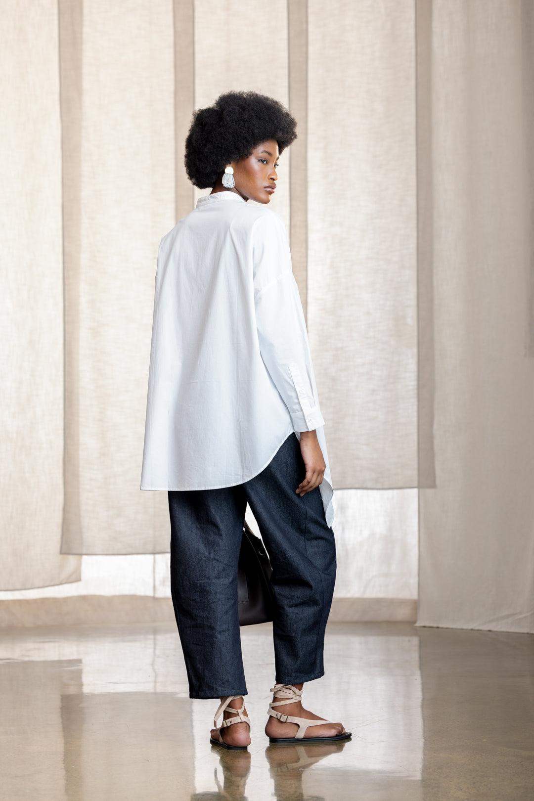 Sloane Asymmetric Button-Through Shirt
