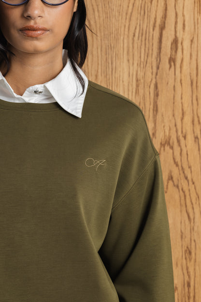 Reign Model Fleece Crew