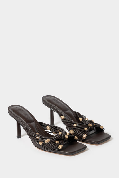 Zakithi Beaded Knot-Cord Heel