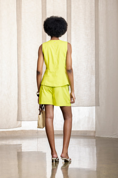 Quinn Linen Hourglass Waistcoat