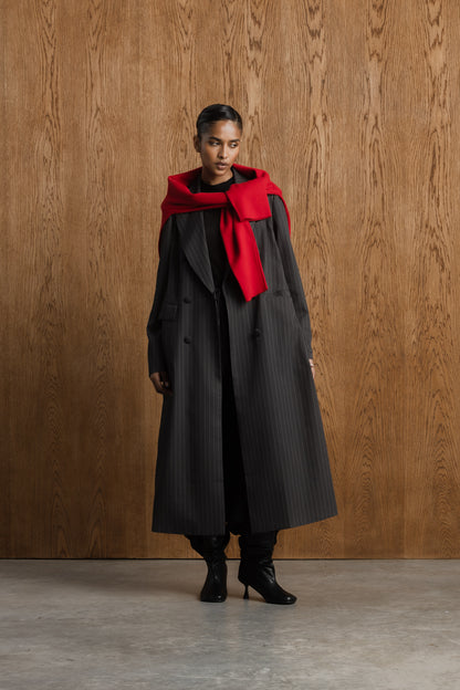 Mandisa Pin-Stripe Coat