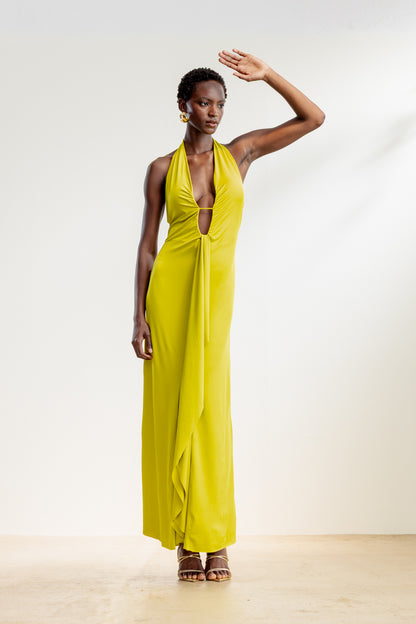 Sinothile Draped Maxi Dress