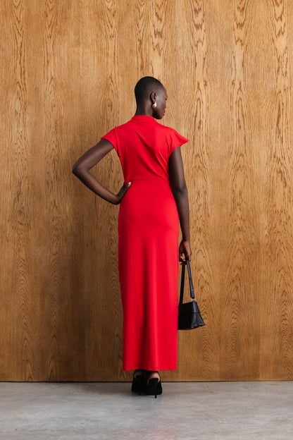 Rune Capped Sleeve Midi