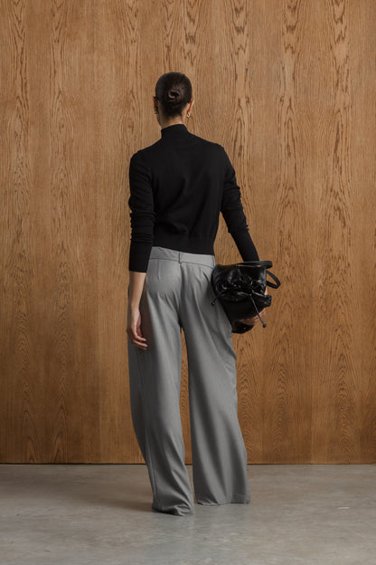 Amani High-Neck Cardigan