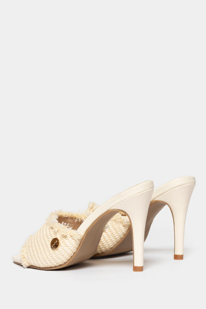 Rachel Raffia Slide Heel