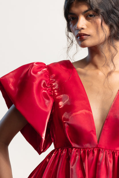 Emmy Flutter Sleeve Maxi