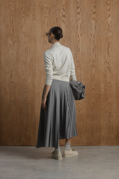 Amani High-Neck Cardigan