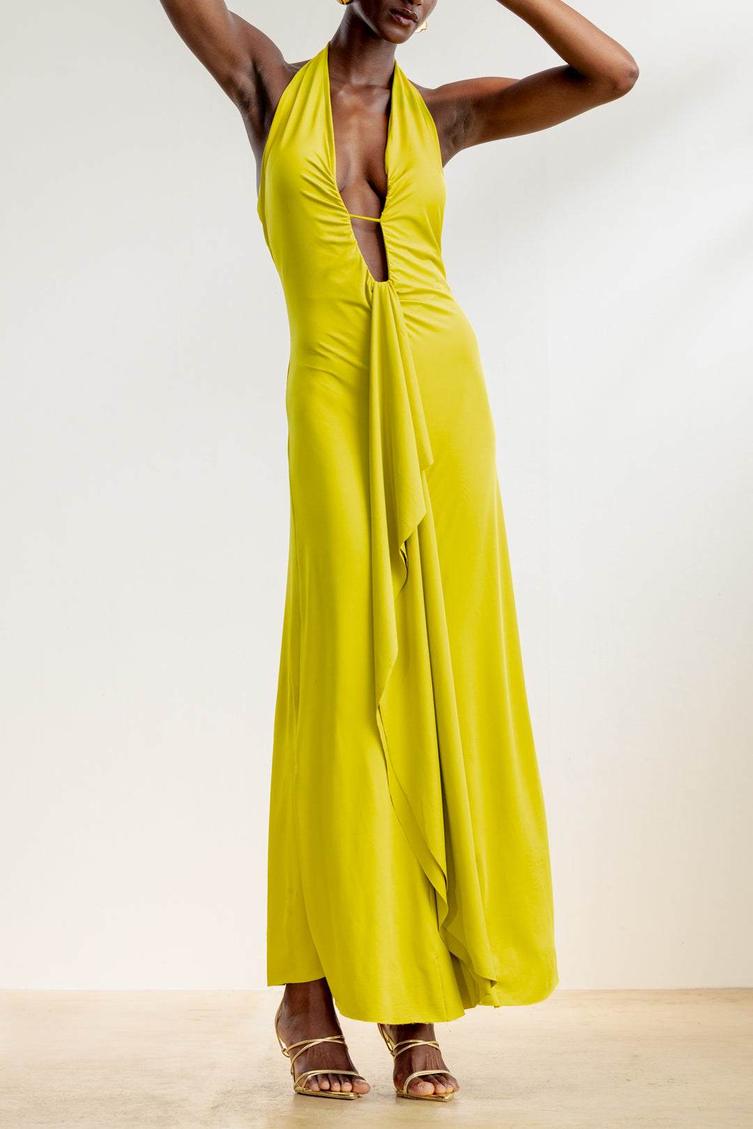 Sinothile Draped Maxi Dress
