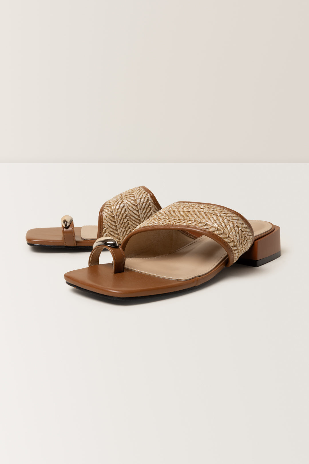 Tintswalo Raffia Toe Post Heel