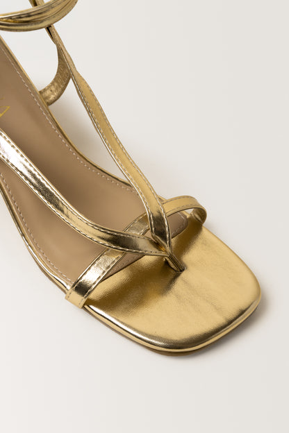 Aimee Strappy Thong Heels