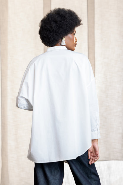Sloane Asymmetric Button-Through Shirt