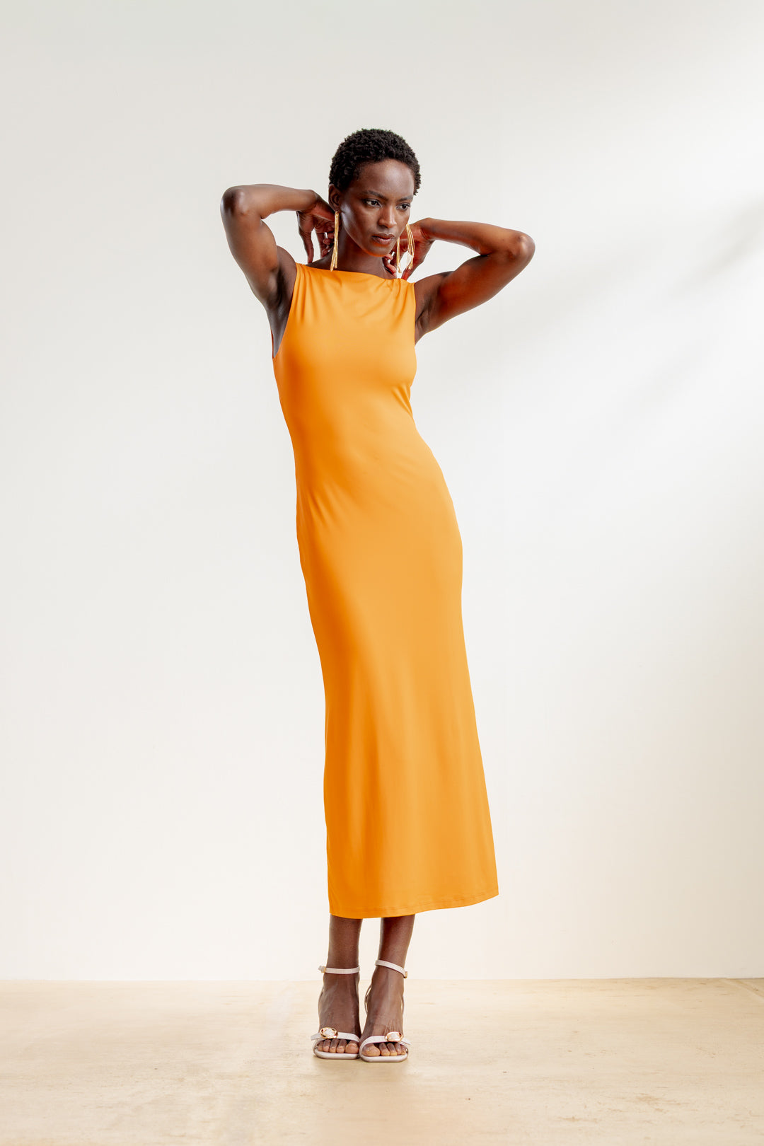 Camille Boat Neck Maxi