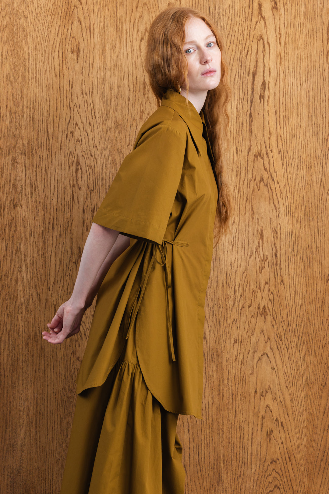 Kourtney Curved Hem Tunic Shirt