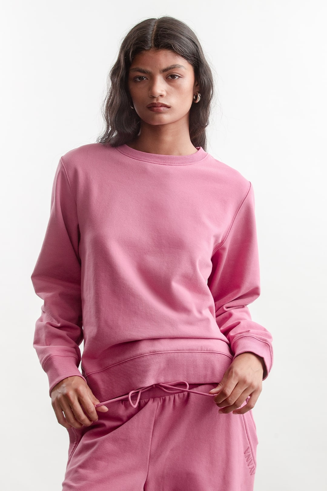 Hannah Sweatshirt _ 160332 _ Dusty Pink