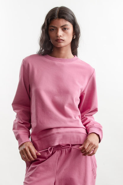 Hannah Sweatshirt _ 160332 _ Dusty Pink