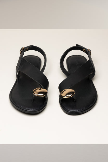Lichume Leather Toe-Post Sandal