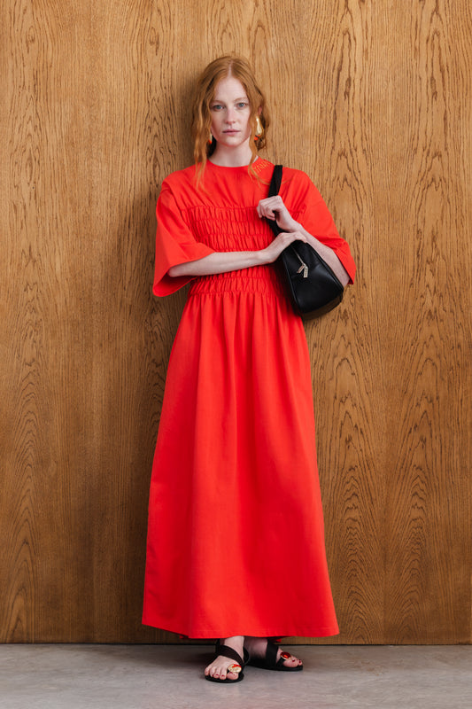 Zelia Smocked T-Shirt Dress