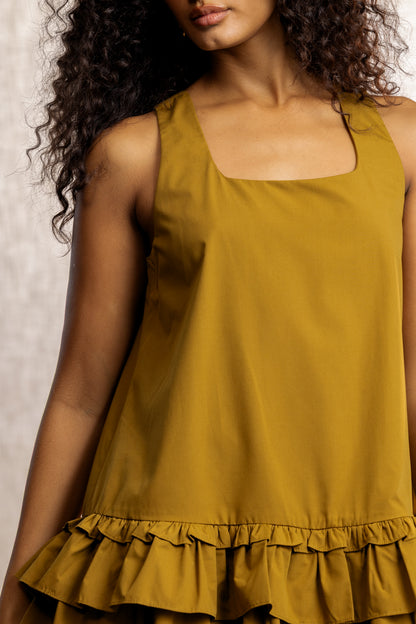Leena Mini Dress With Frill Detail