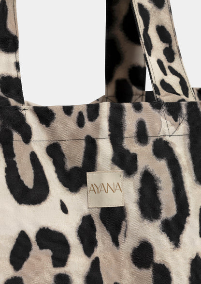 Ayana Leopard Tote